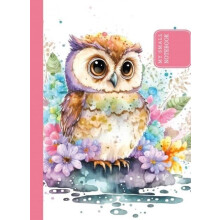 Dekorativ notesbog 105x148/48K glat TW Owl