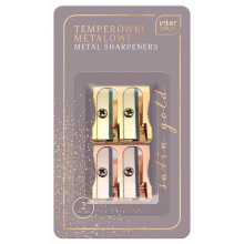 Metalspidser 2 stk. Satin Gold
