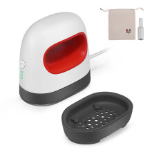 Mini Transfer Press, Portable Transfer Press Small Transfer Press for T-Shirts, Shoes, Hats, Bags and Small HTV Vinyl Projects with Storage Bag
