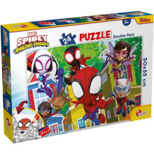 Dobbeltsidet puslespil PLUS Spidey It's a Team