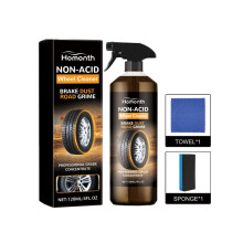 Homonth Car Tire Cleaner Kit Wheel Rim Renewal Cleaner Polish Protection Multi-Purpose 500ml