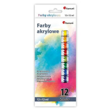 Akrylmaling 12 farver