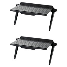 2X Wifi Router Shelf TV Top Adjustable Router Storage Rack Bracket Computer Player Stand Organizer Holder S