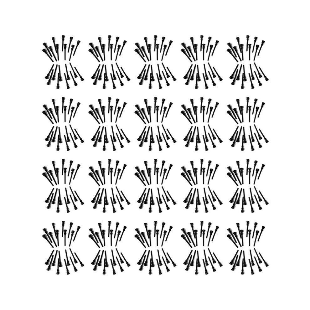 400Pcs Pc Fan Rubber Screw Damping Nail Vibration Dampening Silicone Screw Pin Rivet Black 6031613230809