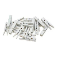 Hvide klips 3,5 cm 20 stk.