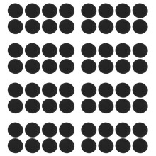 32 Coppia di Copri-Pad per Cuffie Auricolari In Schiuma di Ricambio da 60 mm per Cuffie Nere