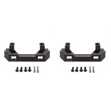 2X Messing Voorbumper Mount Servo Mount voor TRX4 -4 1/10 RC Crawler Car Upgrade Onderdelen Accessoires