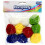 Fluffy pomponer 40mm 10 stk 1