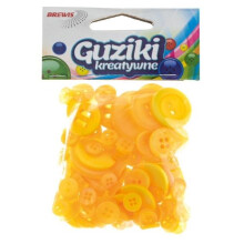 Kreative knapper gule 40g