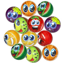 Frugtkugle smiley 10 cm