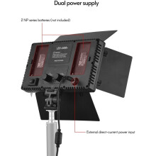 LED-600 LED 3200-5600K Video Licht Fotografie Licht Paneel Bal Hoofd voor Fotografie Studio US Stekker