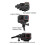 Bracket for  Ace Pro 2, Magnetic L-Shaped Quick Release Base Adapter for Horizontal and Vertical Shooting Stand 2