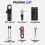 DMC-100 Digital Clamp Meter, 600A AC/ Current, 10000 Counts True RMS Multimeter with NCV,and Capacitance Test 6