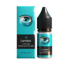 LANISKA Eye Moisturizing Drops Gentle Relief for Dry Eyes Locking Hydration Cool Comfort Eye Care 15ml