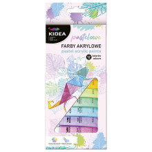 KIDEA akryl pastel maling 12 farver