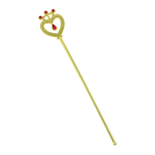 Guldstav med rubin 37 cm