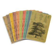 Notesbog A5/80K gitter By Nature - Forrest (10 stk.)