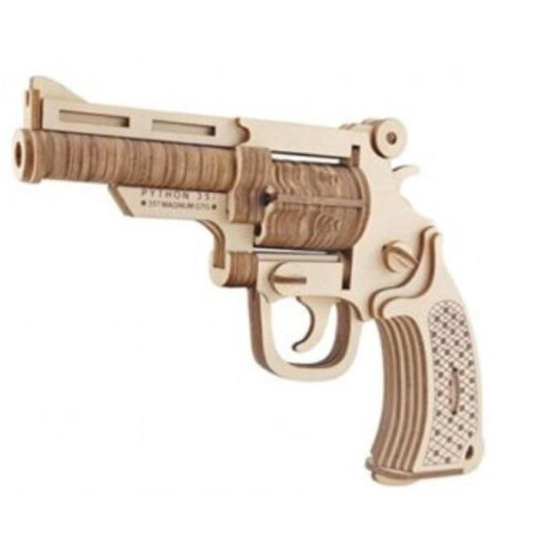 Træ revolver puslespil