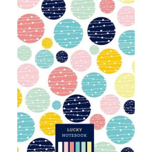 Koristeellinen muistikirja 128x165/64K ruudukko Dots FRESH