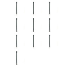 10X Replacement Aerial Long Range Handheld BNC VHF 136-174Mhz Antenna Walkie Talkie Rubber Antenna