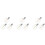 9Pcs G40 LED Replacement Light Bulbs, E12 Screw Base Shatterproof LED Globe Bulbs for Solar String Lights Warm White 1