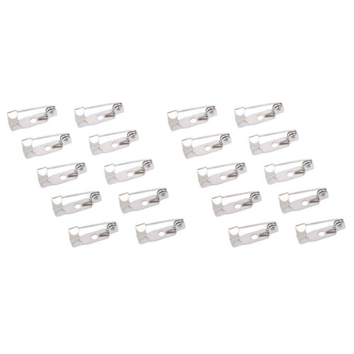 100Pcs Sicherheitsnadel 15mm für DIY-Drosseln / Abzeichen oder andere Prozesselemente