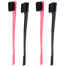 Doppel Seitiges Bürsten Kamm Kombipaket mit 4 Stücke Rosa und Schwarz