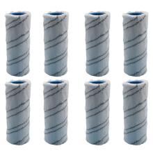 8 Pieces Set of Rollers for FC5 FC7 FC3 FC3D Electric Floor Cleaner Replacement Rollers 2.055-007.0 Gray
