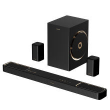ULTIMEA 5.1.2ch Dolby Atmos Soundbar, Surround Sound System with 2 Surround Speakers & 6.5" Subwoofer, Sound Bar for TV, Bluetooth® 5.4, HDMI eARC