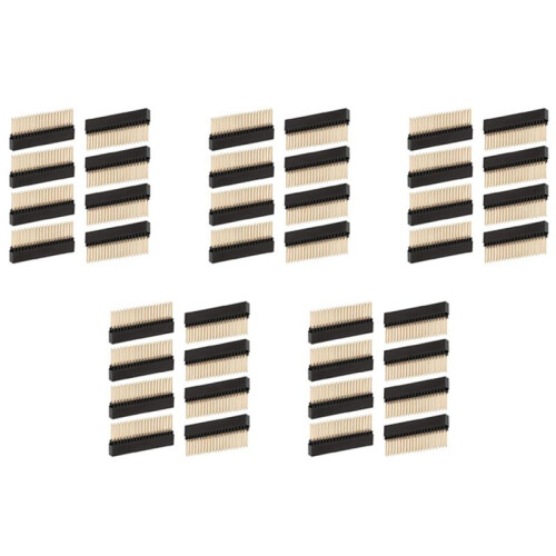40PCS,2X20(40 Pin) Extra Tall Female 0.1 Inch Pitch Stacking Header for Raspberry Pi A+/B+/Pi 2/Pi 3 Extra Tall Header
