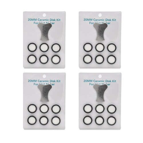 28Pcs Mist Maker Maintenance Kit, Ceramic Disk Ceramic Disk Key Replacement Parts Kits for Fog Machine
