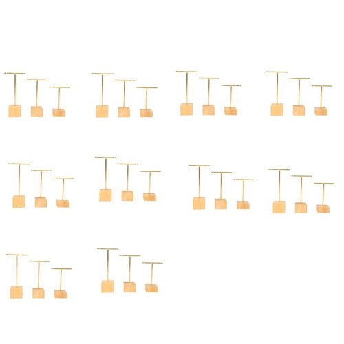 30 Pezzi Moda T-Bar Espositore per Gioielli Espositore per Orecchini, Orecchini Appesi per Organizer