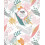 Dekorativ notesbog 128x165/96K, Blomsterlinje 1