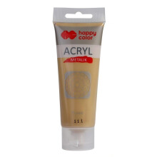 Akrylmaling 75ml metallisk guld HAPPY COLOR
