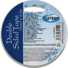 Dobbeltklæbende kontortape 18 mm x 6,3 m 80152