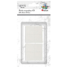 3D selvklæbende skum 25x25mm hvid