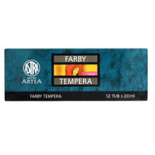 Tempera maling 12 farver 20ml ASTRA