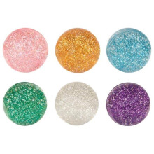 Gummibolde med glitterblanding