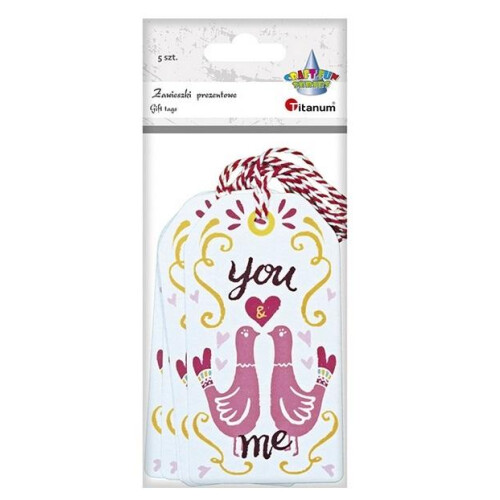 You&me due gavemærker 5 stk.