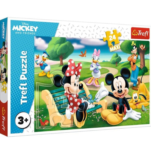 Puslespil 24 maxi Mickey med venner TREFL