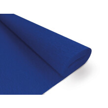 Premium crepepapir 115 200x50cm blå