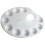 Oval plastikpalet 23x17cm 1
