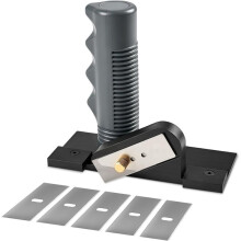Straight Mat Cutter with 5 Replacement Blades, Professional 90 Handheld Mat Board Cutter for Picture Framing