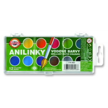 Anilinky Brilliant akvarelmaling 12 farver