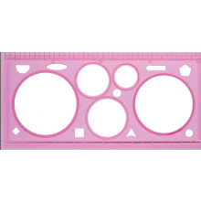 Tegneskabelon med hjul 20 cm 84823