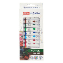 Akrylmaling 12 farver EASY