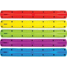Fleksibel plastiklineal 30 cm 86916
