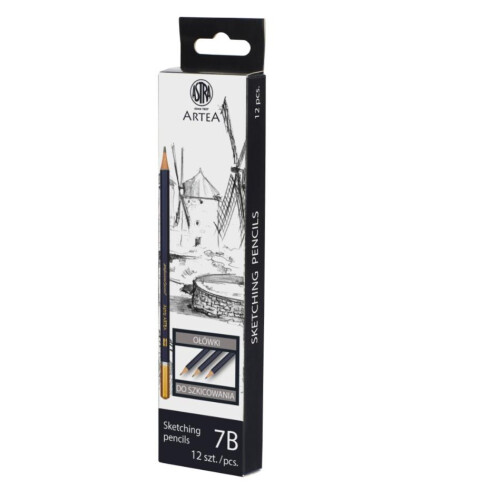 Skitseblyant 7B Artea Box (12 stk.) ASTRA