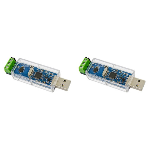 2X USB to CAN Communication Module USB to CAN Canbus Analyzer Adapter Onboard CAN Transceiver TJA1051T
