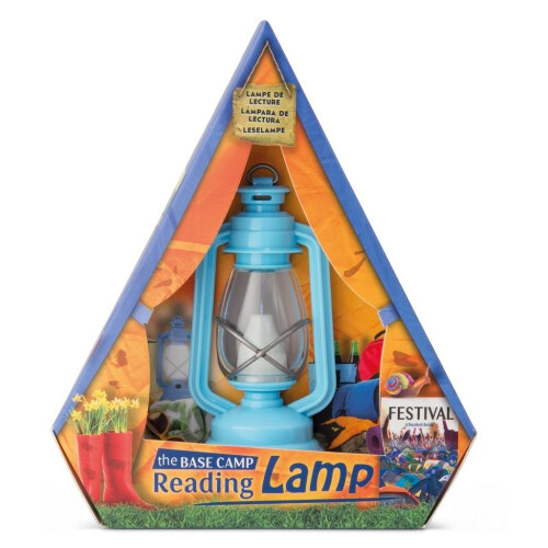Base Camp Lampe Blå Læselampe